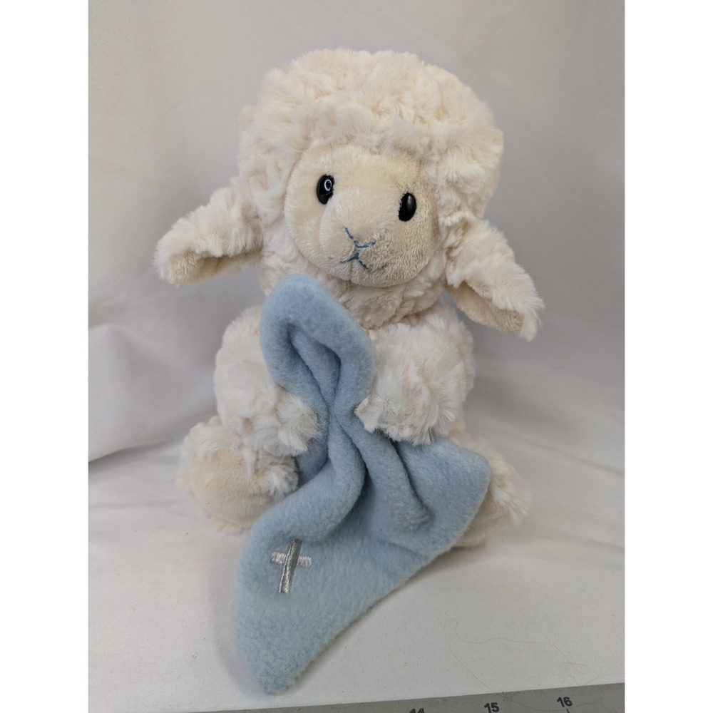 Nat Jules Prayer Lamb Sheep Plush Jesus Loves Me 8 Inch‎ Stuffed Animal Toy